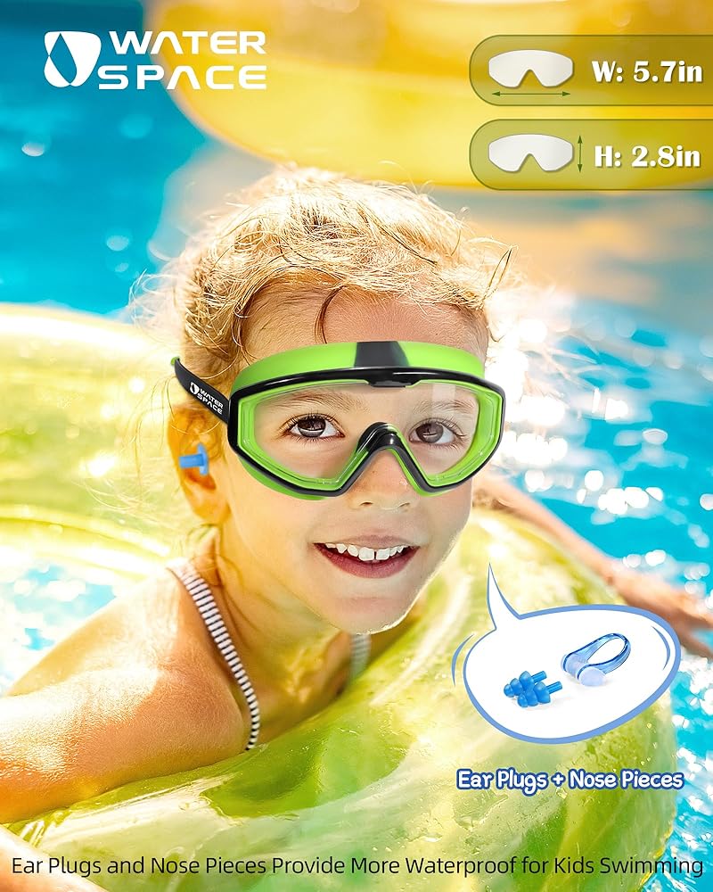 Amazon.com : Water Space 2 Pack Swim Pool Goggles for Kids